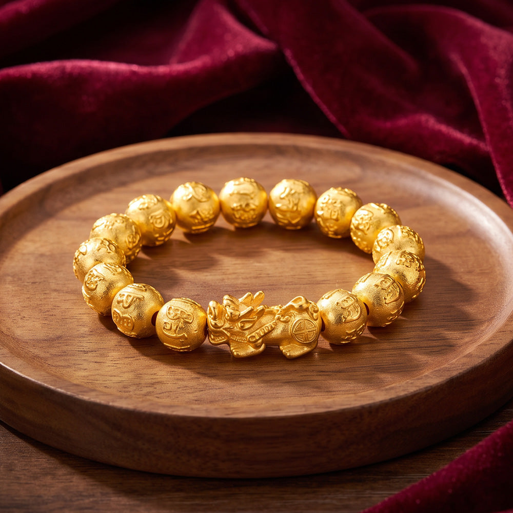 The Golden Mandate Pixiu Bracelet - Free