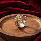 The Gold Pixiu Mantra Ring