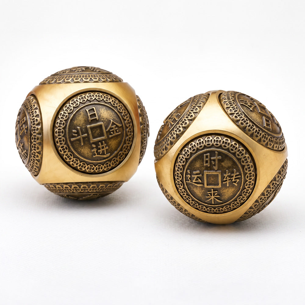 The Fortune Peace Coin Sphere Pair