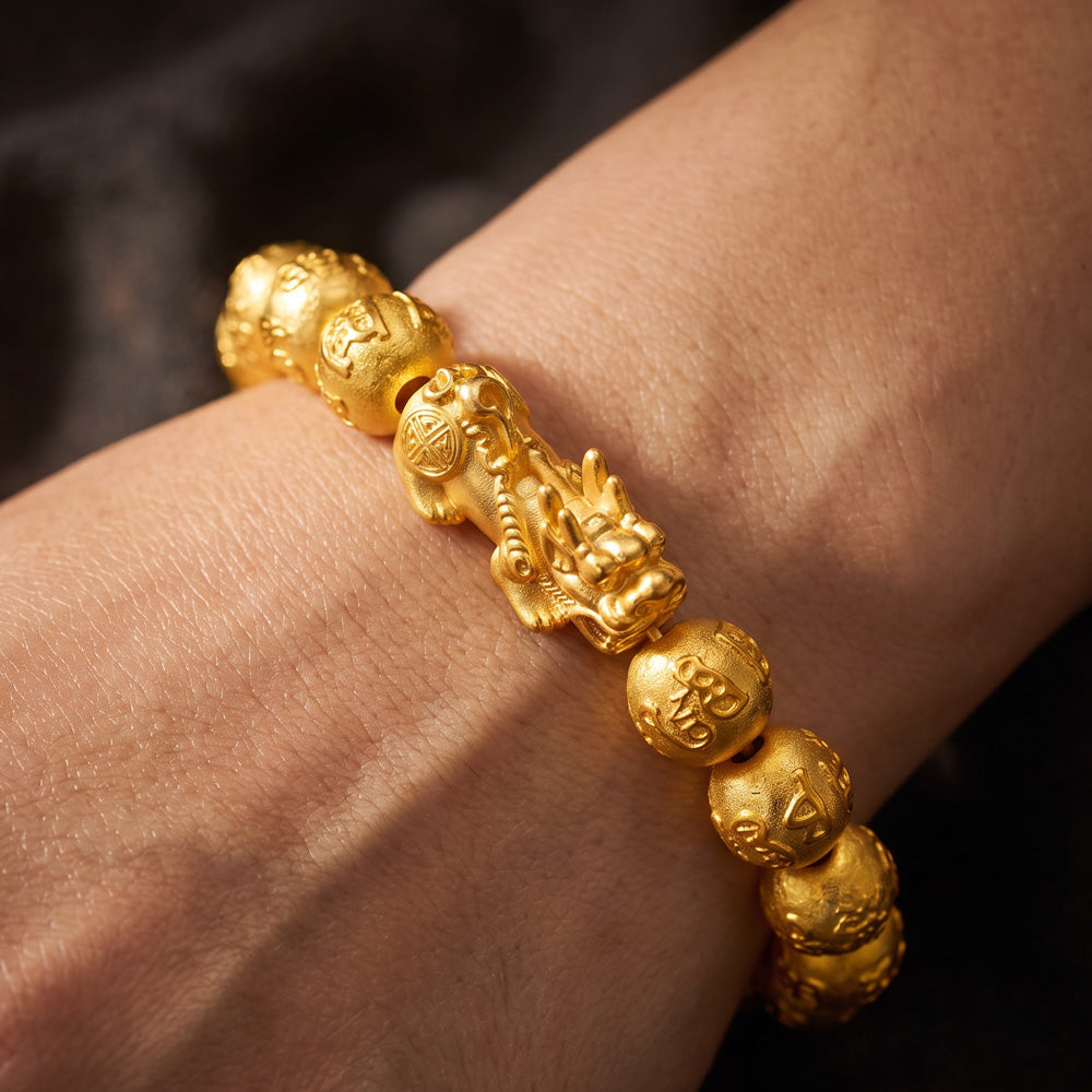 The Golden Mandate Pixiu Bracelet - Free