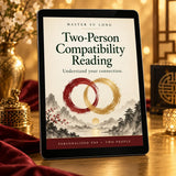 Two-Person Compatibility Reading personalized digital PDF on a tablet